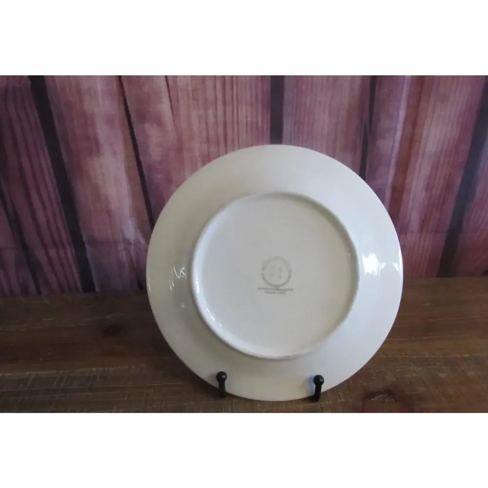 Royal Norfolk Gather Pumpkin Fall Salad Plates 7.5